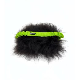 BanditPaws- Szarpak RING z owcy, limonkowa rączka z podszyciem
