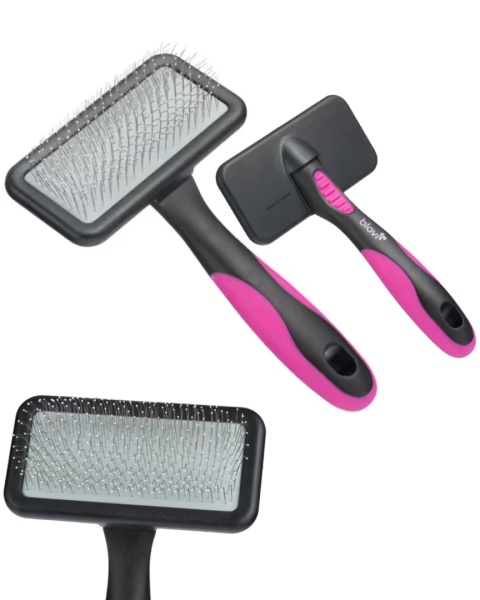 Blovi Medium Ball Pin Slicker - miękka szczotka pudlówka z bezpiecznymi pinami, średnia Blovi Medium Ball Pin Slicker - miękka szczotka pudlówka z bezpiecznymi pinami, średnia
