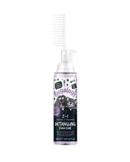 Bugalugs 2in1 Detangling Foam 150ml - pianka ułatwiająca rozczesywanie sierści psa i kota, lawenda z rumiankiem