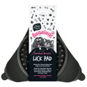 Bugalugs Triangle Lick Pad for Dogs & Cats - mała mata do lizania dla psa i kota, trójkątna - Czarny