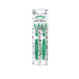 Bugalugs Triple Headed Dental Brushes 2szt. - trójstronna szczoteczka do zębów psa i kota