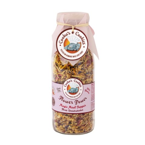 Cooka's Cookies FLOWER POWER Topper z płatków kwiatów 35g