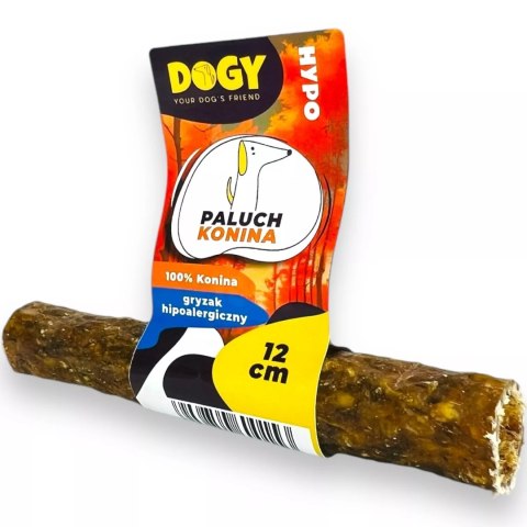 DOGY HYPO- Paluch do żucia dla psa 100% konina 12cm DOGY HYPO- Paluch do żucia dla psa 100% konina 12cm