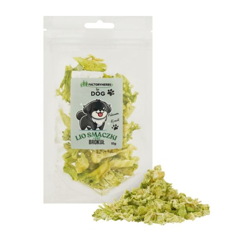 FACTORYHERBS FOR DOG Liofilizowany BROKUŁ 10g FACTORYHERBS FOR DOG Liofilizowany BROKUŁ 10g