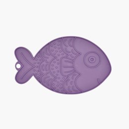 FIBOO- Fishka - Mata do lizania dla psa i kota fioletowa