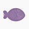 FIBOO- Fishka - Mata do lizania dla psa i kota fioletowa
