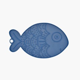 FIBOO- Fishka - Mata do lizania dla psa i kota granatowa