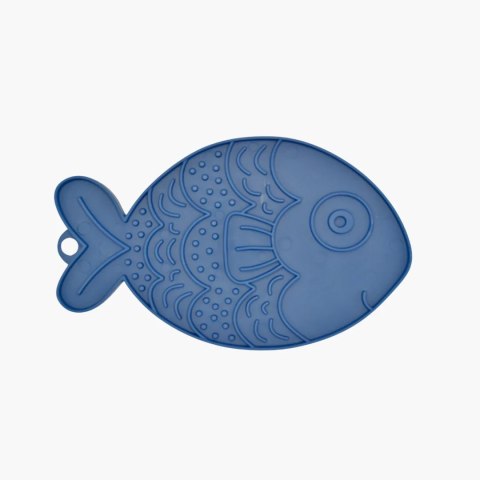 FIBOO- Fishka - Mata do lizania dla psa i kota granatowa