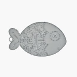FIBOO- Fishka - Mata do lizania dla psa i kota szara