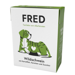 FRED Karma mokra dla psa dziczyzna z ziemniakami i marchewką 390g