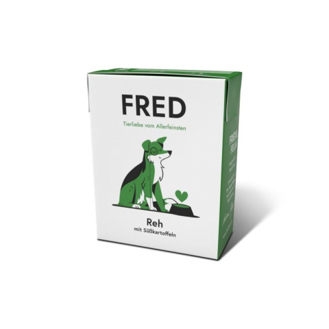 FRED Karma mokra dla psa sarna z batatami 390g