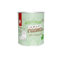 HAU NOW Mokra karma dla psa monobiałkowa koza z brokułami 400g