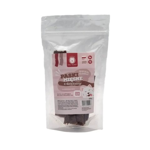 HAU NOW- Paski mięsne z dziczyzny 100g