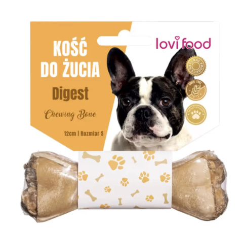 Lovi Food Digest Chewing Bone - kość do żucia dla psa, na trawienie 12cm
