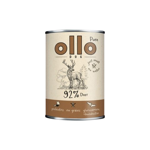 OLLO Pure Jeleń mokra karma dla psa 850g OLLO Pure Jeleń mokra karma dla psa 850g