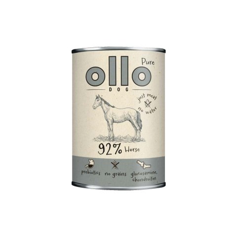 OLLO Pure Koń- Karma mokra dla psa 400g OLLO Pure Koń- Karma mokra dla psa 400g