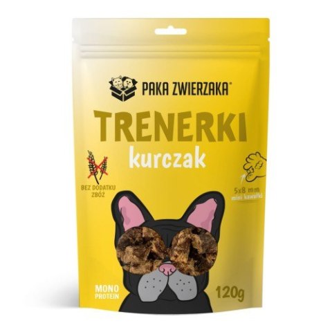 PAKA ZWIERZAKA Trenerki dla psa- kurczak 120g