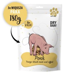 PEPE Pork (polędwiczka wieprzowa) XL Przysmaki liofilizowane dla psa 180g