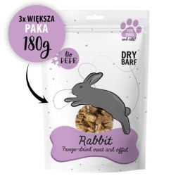 PEPE Rabbit (królicza wątróbka) XL Przysmaki liofilizowane dla psa 180g