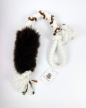 PSIESZNURY- SZNUR Z RĄCZKĄ I OWCĄ 50CM CYNAMONKA
