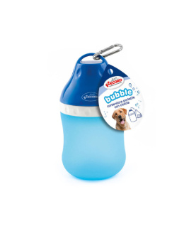 Record Bubble 400ml - przenośna butelka, poidło na wodę dla psa, niebieska
