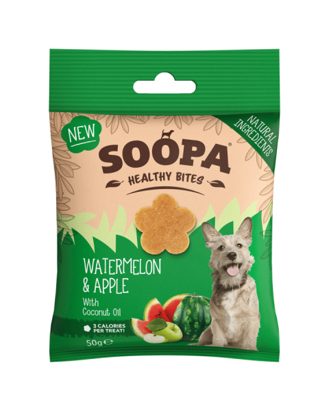 SOOPA Healthy Bites dla psa - Arbuz i Jabłko (50g)