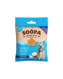 SOOPA Healthy Bites przysmaki dla psa - Kokos i Nasiona Chia (50g)