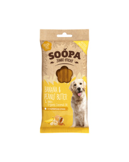 SOOPA Jumbo Dental Stick dla psa - Banan i Masło Orzechowe (170g)