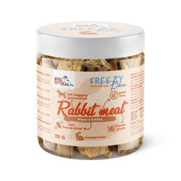 SYTA MICHA 100% liofilizowane mięso królika dla psa 70g FREEZY Pure