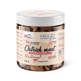SYTA MICHA 100% liofilizowane mięso strusia dla psa 90g FREEZY Pure