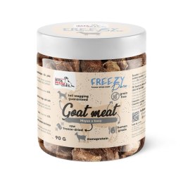 SYTA MICHA 100% liofilizowane mięso z kozy dla psa 90g FREEZY Pure
