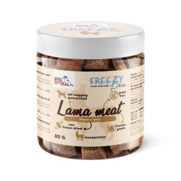 SYTA MICHA 100% liofilizowane mięso z lamy dla psa 80g FREEZY Pure