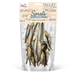 SYTA MICHA 100% liofilizowane szprotki dla psa 100g FREEZY Pure