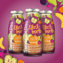 SmoothieDog OBSTKORB- owocowe smoothie dla psa 250ml