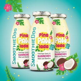 SmoothieDog Summer Edition PinaPawLada- Tropikalny królik 250ml