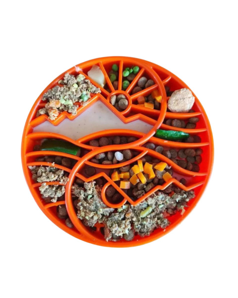 SodaPup Miska spowalniająca dla psa Yin Yang- SUN AND MOON DESIGN ETRAY