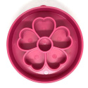 SodaPup Miska spowalniająca jedzenie kwiat- Flower Design eBowl RÓŻOWA