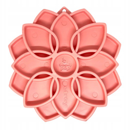 SodaPup Miska spowalniająca jedzenie z przyssawkami-Mandala Softie Etray PASTEL PINK