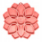 SodaPup Miska spowalniająca jedzenie z przyssawkami-Mandala Softie Etray PASTEL PINK