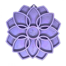 SodaPup Miska spowalniająca jedzenie z przyssawkami-Mandala Softie Etray PURPLE