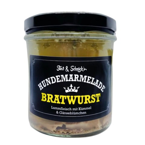 Stevi & Schnück's Hundemarmelade Bratwurst DŻEM DOBRY BRATWURST 275g Stevi & Schnück's Hundemarmelade Bratwurst DŻEM DOBRY BRATWURST 275g