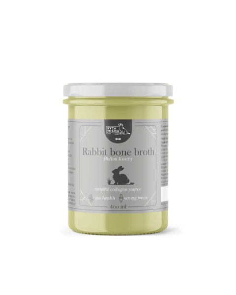 Syta Micha Bulion z kości królika dla psa 400ml