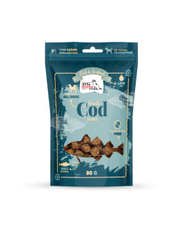 Syta Micha Fish & Seafood Przysmaki z dorszem dla psa 80g