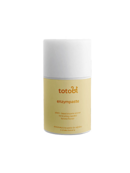 TOTOBI Enzympaste Banana Nana - Enzymatyczna pasta do zębów dla psa i kota o smaku banana, 50 ml = 67 g