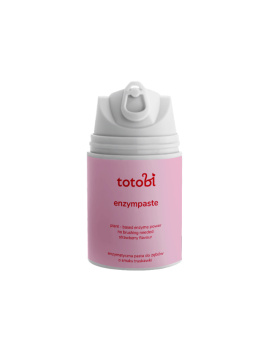 TOTOBI Enzympaste Kiss Berry - Enzymatyczna pasta do zębów dla psa i kota o smaku truskawkowym, 50 ml = 67 g
