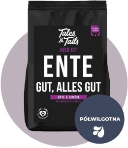 Tales and Tails - karma bezzbożowa, półwilgotna dla dorosłego psa z kaczki 1,5kg