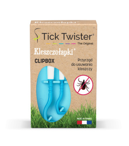 Tick Twister Clip Box - Kleszczołapki w pudełeczku niebieskie
