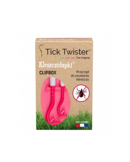 Tick Twister Clip Box - Kleszczołapki w pudełeczku różowe