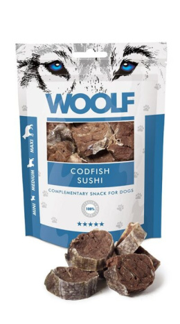 WOOLF CODFISH SUSHI przysmaki dla psa z dorsza 100g