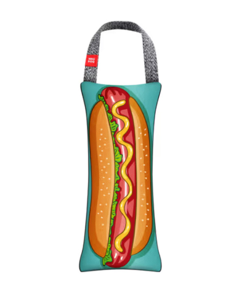 Waudog Toy For Dog Hot Dog - kolorowy szarpak dla psa, hot dog - M